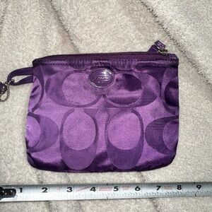 Coach Signature Cosmetic Bag
